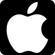 Amy Lillard apple icon bw